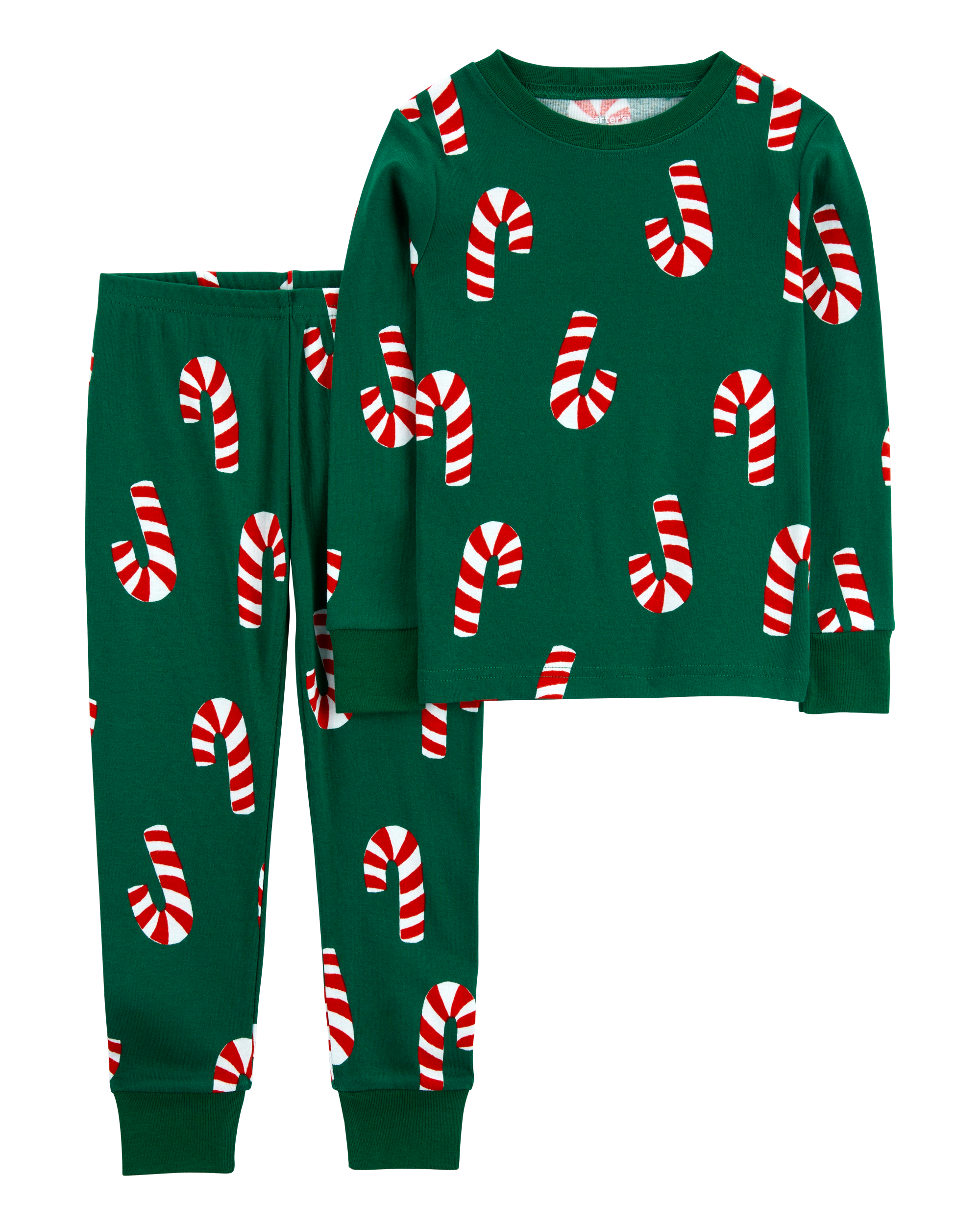 Toddler 2-Piece Christmas Candy Cane 100% Snug Fit Cotton Pyjamas