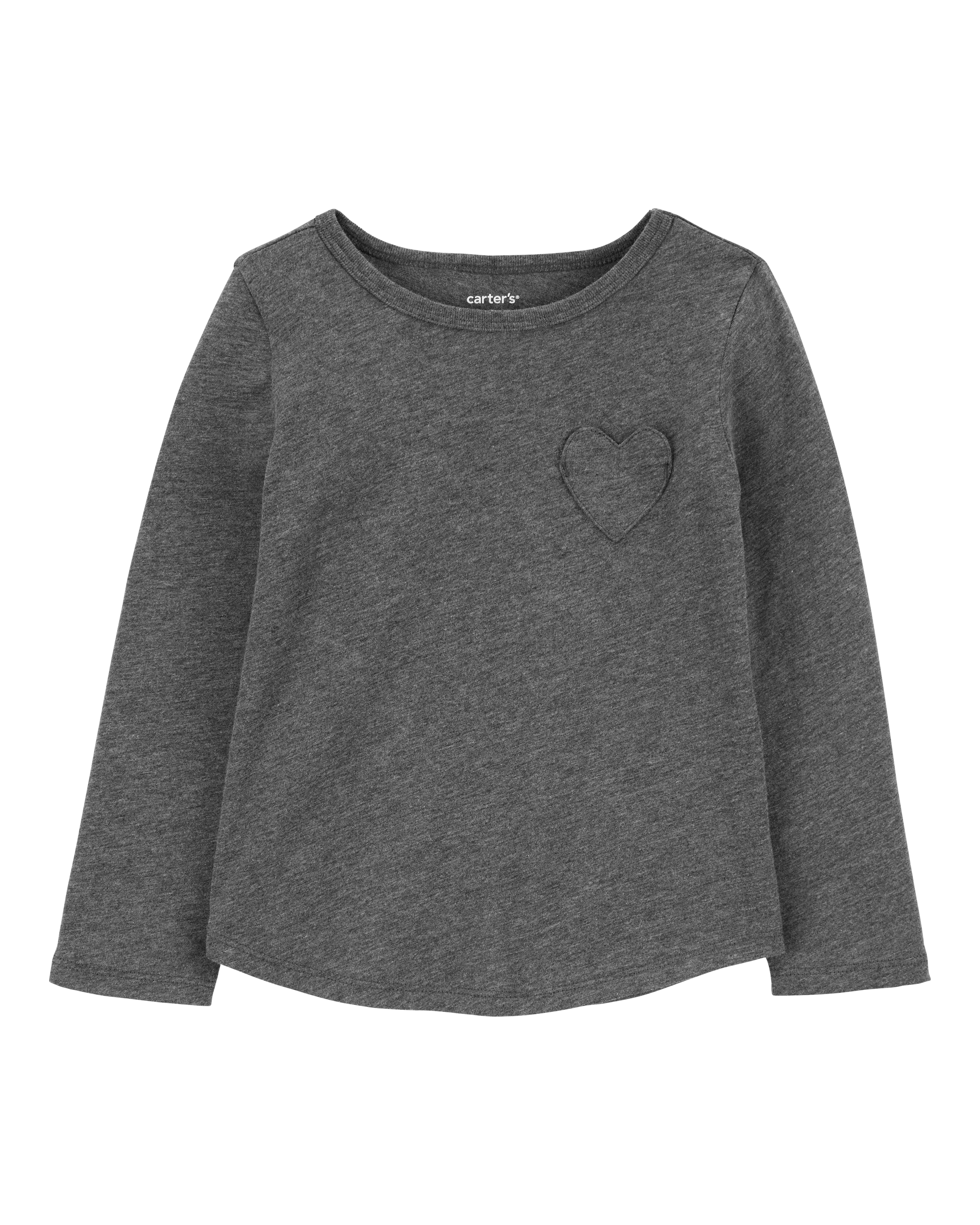 Toddler Heart Long-Sleeve Jersey Tee